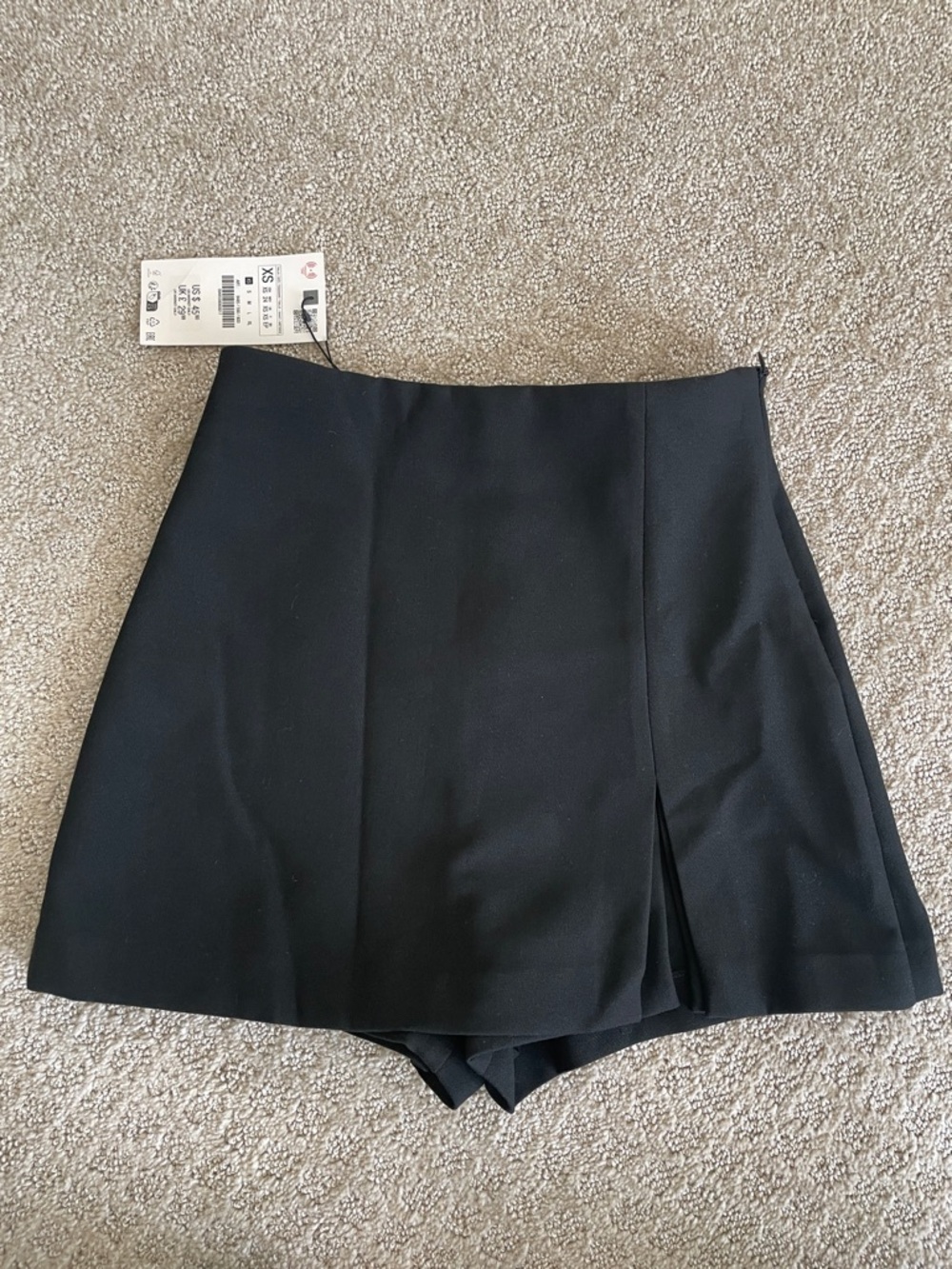 Zara Black Skort Shorts